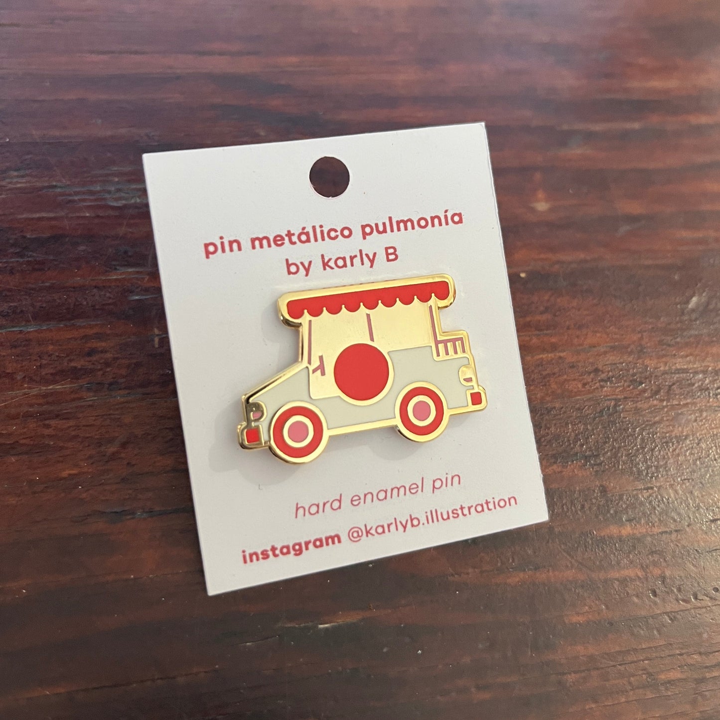 Pin Metálico Pulmonia